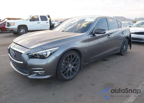 2014 Infiniti Q50 Premium из США, поврежденный, VIN JN1BV7AP7EM673532